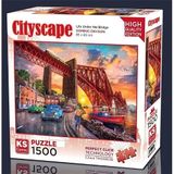 KS Games Puzzle 1500 Parça, Forth Bridge At Sunset, 85 x 60 cm
