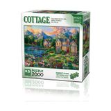 Ks Games Puzzle 2000 Parça Cozy House By The Lake 22522