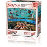 Ks Games Puzzle 2000 Parça Nbaylan Migration Routes-Hagia Sophia