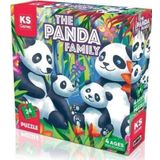 Ks Games Puzzle 24 Parça Panda Family