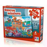Ks Games Puzzle 24 Parça Rescue Missions Jumbo Jp 31009