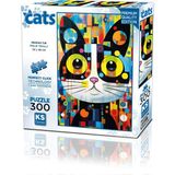 Ks Games Puzzle 300 Parça Abstract Cat