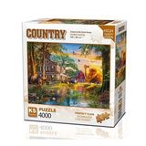 Ks Games Puzzle 4000 Parça Sunset At The Farm House 23505