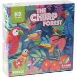 Ks Games The Chirp Forest Pre School 24 Parca Puzzle