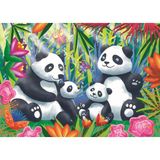KS Games The Panda Family Pre School Puzzle 24 Parça