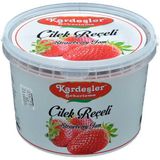 KŞ Kardeşler Şekerleme Kardeşler Çilek Reçeli Kova 3500 gr - 3,5 kg