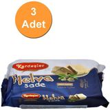 KŞ Kardeşler Şekerleme Kardeşler Sade Tahin Helva 400 G x 3 Adet - 400 gr
