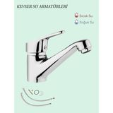 KS KEVSER SU 40 LIK LAVABO EVYE - Krom