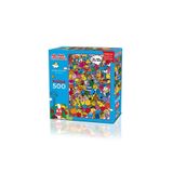 Ks Puzzle 14451 PUZZLE 500 MR MEN LİSANSLI 500 PARÇA YETİŞKİN PUZZLE