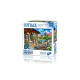 KS Puzzle 20053 Colorful House Near The Lake 500 Parça Puzzle