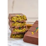 ksana choco Belçika Çikolatası: Kadayıflı Ve %70 Antep Fıstığı Ezmeli Dubai Künefe Çikolata