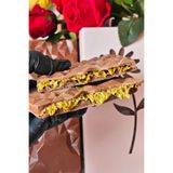 ksana choco Belçika Çikolatası: Kıtır Kadayıflı Ve %70 Antep Fıstığı Ezmeli Dubai Künefe Çikolata