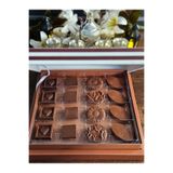 ksana choco El Yapımı Çiçek Kare16 lı Şeklinde Madlen Çikolata Özel Tasarım Hediyelik Butik Çikolata