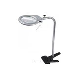 KSB Store -2.5X90 mm 5X24 mm Büyüteç, Mandallı Metal Hortumlu Masa Üstü Büyüteç ( Lisinya )