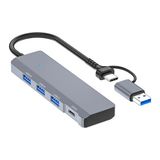 KSB Store Ally ADS-309D 4 Portlu Usb+Type-C USB 3.0 Çoklayıcı Data Hub ADAPTÖR-(5775)