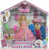 KSB Store Bebek Yedek Elbiseli ve Aksesuarlı - 1115-21 - Açık Pembe (Lisinya)