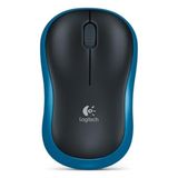 KSB Store Logıtech 910-002236, M185 Mavi, USB Nano 2,4g Kablosuz, 1000DPI, Optik, 3 Tuşlu, 12AY Pil Ömrü, Mouse