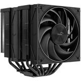 KSB Store Sama A60B, Black, 2X120MM Mono Fan, Kule Tipi Hava Soğutma, 6 Adet Gelişmiş Siyah Kaplamalı Bakır Isı Borusu, Cpu Fan (Amd ve Intel Tüm Işlemciler ile Uyumlu)