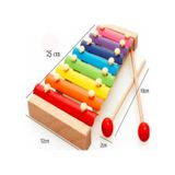 Ksilofon Ksilefon Ahşap Selefon 8 Nota 8 Ton 25 CM 8 Tuşlu