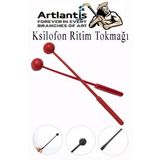 Ksilofon Tokmağı 1 Çift Kırmızı 1 Paket Ritim Çubuğu Plastik