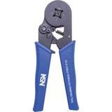 KSN Yac-8 Ksn Dörtgen / 0,08 - 6 mm² Yüksük Sıkma Pensesi - Mavi - Siyah