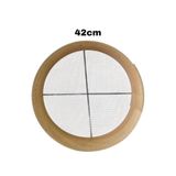 KSO YAPI MARKET 6 Numara/Ahşap Kalbur Elek/42cm/ÇELİK TEL