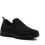 Kssoft Unisex Bağcıksız Yazlık Spor Ayakkabı MZ184 - Siyah