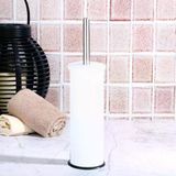 Ksv metal beyaz paslanmaz wc klozet tuvalet fırçası