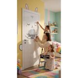 KT Decor Tavşancık Kapı Sticker - Tatlı Kızımın Odası Sticker Seti