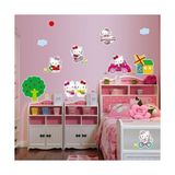 Kt Decoration Hello Kitty Duvar Sticker Çocuk Odası Pvc Duvar Sticker - 65 x 200 cm - Renkli