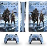 Kt Grup God Of War Playstation 5 Slim Dijital Versiyon Sticker Kaplama Seti