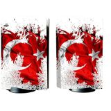 Kt Grup Görkemli Türk Bayrağı Playstation 5 Disk Edition Sticker Kaplama Seti