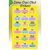 Kt Grup Okul Etiketi Büyük Boy Kalem Defter Etiketi Özel Isim Yazılabilen Etiket 100 Adet 3 x 6 cm