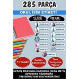 Kt Grup Okul Etiketi Kalem Defter Etiketi Elsa-Anna Frozen 13 Figür - 285 Adet