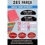 Kt Grup Okul Etiketi Kalem Defter Etiketi Isme Özel Etiket Barbie 285 Adet