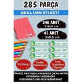 Kt Grup Okul Etiketi Kalem Defter Etiketi Özel Isim Yazılabilen Etiket Bugs Bunny 285 Adet