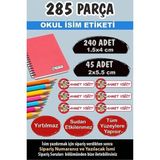 Kt Grup Okul Etiketi Kalem Defter Etiketi Özel Isim Yazılabilen Etiket Looney Tunes 285 Parça