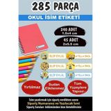 Kt Grup Okul Etiketi Kalem Defter Etiketi Özel Isim Yazılabilen Etiket Minyonlar 285 Parça