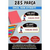 Kt Grup Okul Etiketi Kalem Defter Etiketi Özel Isim Yazılabilen Etiket Şirin Baba 285 Parça