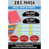 Kt Grup Okul Etiketi Kalem Defter Etiketi Özel Isim Yazılabilen Etiket Tweety 285 Adet