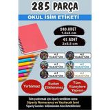 Kt Grup Okul Etiketi Kalem Defter Etiketi Özel Isim Yazılabilen Etiket Yenilmezler 285 Parça