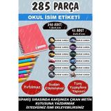 Kt Grup Okul Etiketi Kalem Defter Etiketi Özel Isimli Etiket Arabalar 12 Figür 285 Adet
