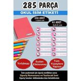 Kt Grup Okul Etiketi Kalem Defter Etiketi Özel Isimli Etiket Hello Kitty 12 Figür 285 Adet
