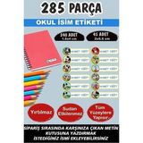 Kt Grup Okul Etiketi Kalem Defter Etiketi Özel Isimli Etiket Mickey Mouse 12 Figür 285 Parça