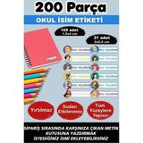 Kt Grup Okul Etiketi Kalem Defter Etiketi Özel Isimli Etiket Prensesler 12 Figür 200 Adet