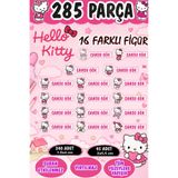 Kt Grup Okul Etiketi Kalem Defter Etiketi Sanrio Hello Kitty Özel Isimli Etiket 16 Figür - 285 Adet