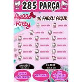 Kt Grup Okul Etiketi Kalem Defter Etiketi Sanrio Hello Kitty Özel Isimli Etiket 16 Figür - 285 Adet