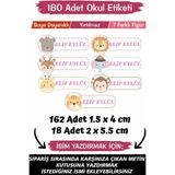 Kt Grup Okul Etiketi Kalem Defter Özel Isim Yazılabilen Etiket 190 Adet