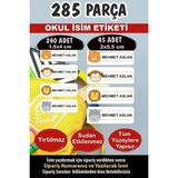 Kt Grup Okul Etiketi Sevimli Hayvanlar Kalem Defter Kişiye Özel Isim Yazılabilen ETIKET-285 Parça