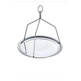 Kt HOME Çaycı Ve Kahveci Tepsisi Askılı Çelik 40 Cm Çay Tepsisi Çay Bahçesi